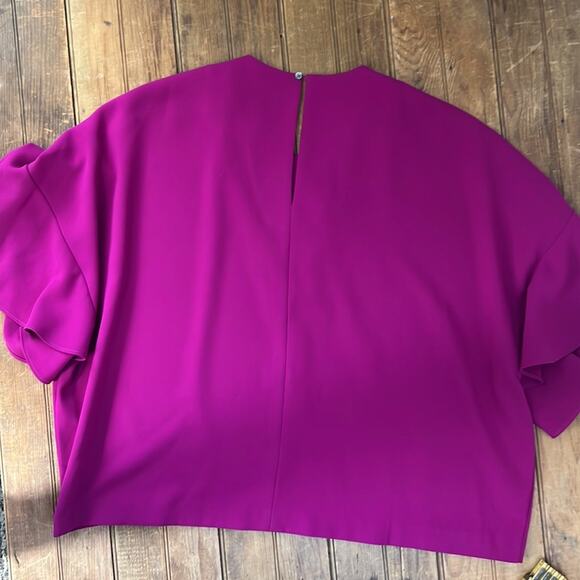 IRO butterfly sleeve pink Ulta top boxy short size 34/small - Picture 8 of 8